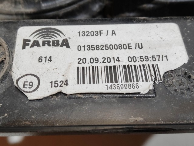 205196 Fiat Fiorino , Qubo, Citroen Nemo, Peugeot Bipper bal hátsó lámpa, izzófoglalat nélkül!!!