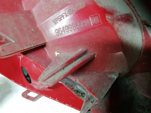 210377 Peugeot 207 2006-2014 Lámpa , Fényszóró használt  jobb hátsó