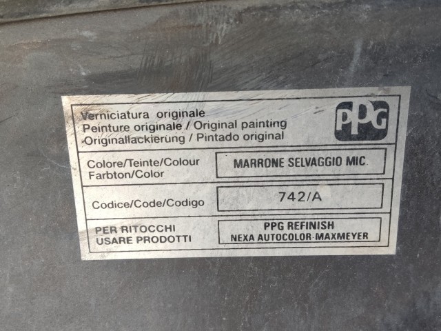 206042 Fiat Croma  2005-2008 motorháztető 51729565