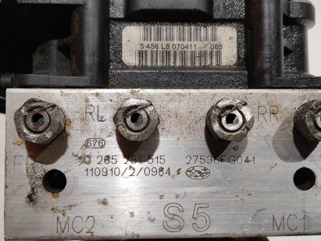 Subaru Impreza Abs 0265251515, 27536FG041