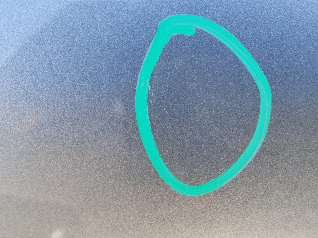 206074 Citroen C4 Aircross 2012-2017 bal hátsó ajtó, a képen látható sérüléssel