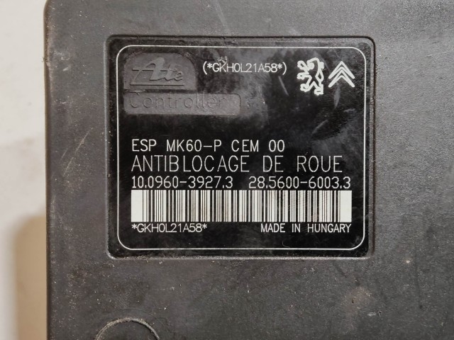 Peugeot 207 Abs 9676244380 , 10.0206-0427.4