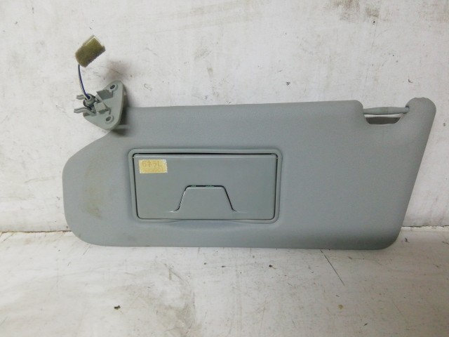 210590 Citroen C4 Aircross 2012-2017 bal oldali napellenző, szürke színű, tükrös világítással