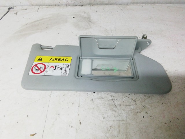 210589 Citroen C4 Aircross 2012-2017 jobb oldali napellenző, szürke színű, tükrös világítással