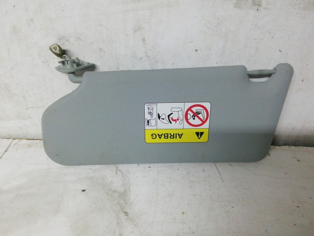 210589 Citroen C4 Aircross 2012-2017 jobb oldali napellenző, szürke színű, tükrös világítással