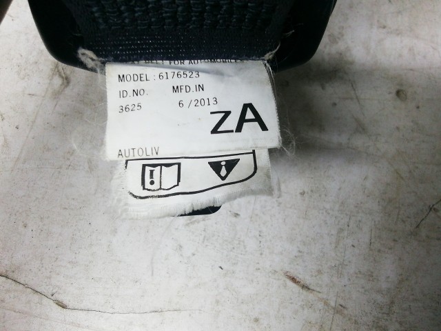 Citroen C4 Aircross 2012-2017 hátsó középső biztonsági öv 6176523