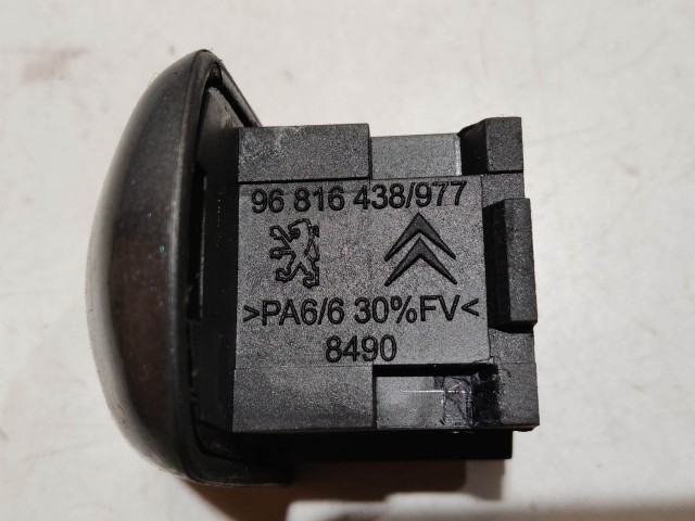 Citroen C4 Picasso 2007-2013 2007-2013 Zárbetét kupak használt bal hátsó, metál sötétszürke 