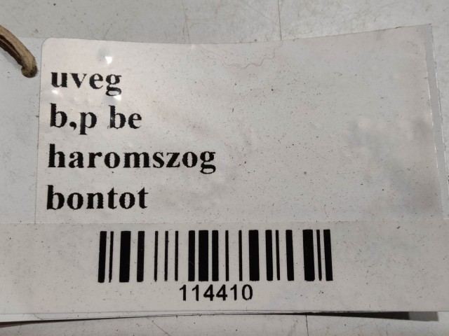 Üveg használt  zöld fix bal első