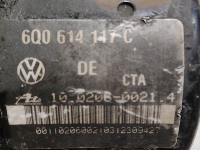 Volkswagen Polo 9N 2001-2009 aBS 10.0206-0021.4 , 6Q6614117C