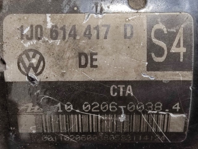 206655 Audi A3, Seat Toledo, Leon, Skoda Octavia, Volkswagen Bora Abs 1C0907379K , 10.0206-0038.4