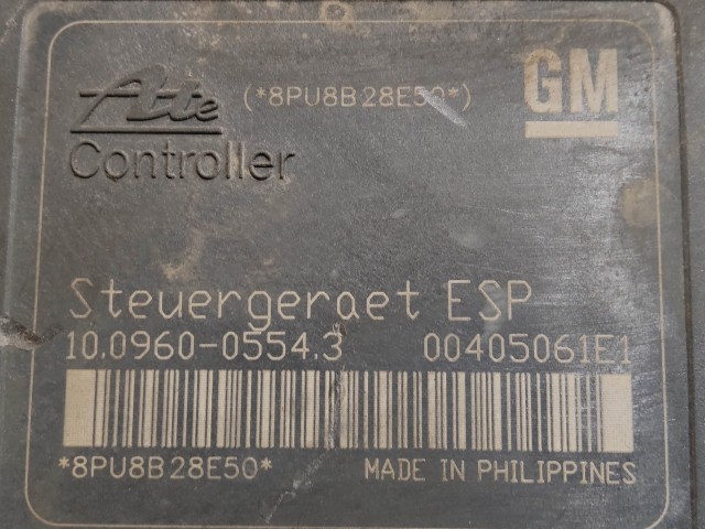 Opel Zafira B 2005-2014 Abs 13246535 , 10.0206-0290.4