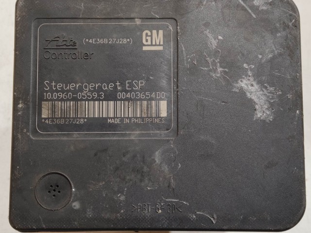 Opel Zafira B 2005-2014 Abs 4E36B27J28, 10.0206-0248.4, 13234911