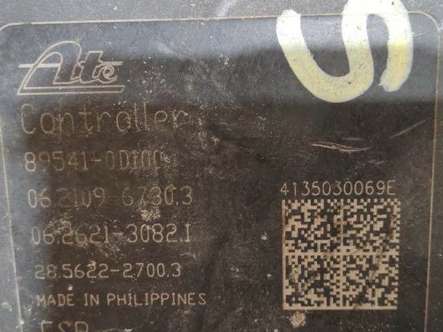 Toyota Yaris III. 2011-2014 Abs 89541-0D100 , 06.2102-2605.4, 44540-UD020