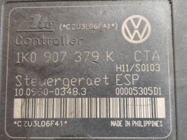 206572 Audi A3, Seat Toledo, Altea 5P, Skoda Octavia II, Volkswagen Touran, Golf V., Caddy III. Abs 1K0907379K, 10.0206-0106.4