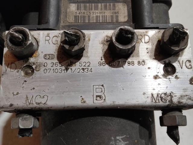 Citroen Berlingo, Peugeot Partner 2002-2008 Abs 9660779880, 0265231522