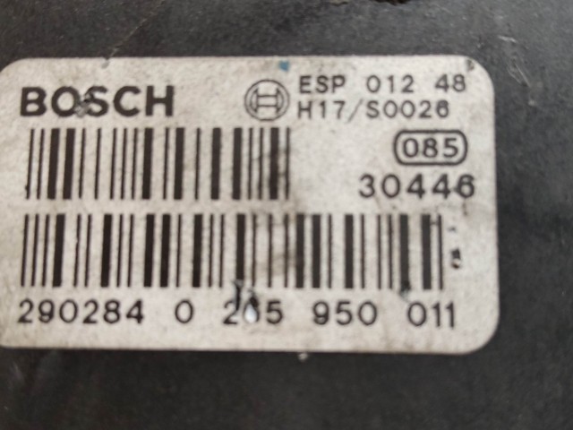 206663 Audi A4 B6 2000-2004 Abs 8E0614517 , 0265225048, a képen látható sérüléssel