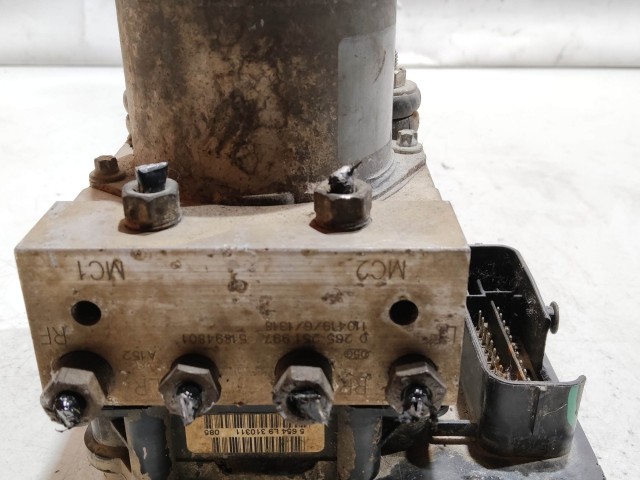 206837 Fiat Grande Punto abs egység 51894801 , 0265251997 a képen látható sérüléssel