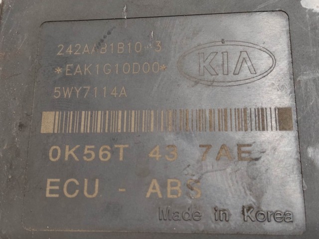 Kia Carnival 2002-2006 Abs 5WY7114A, 0K56T437A0, BH60102400