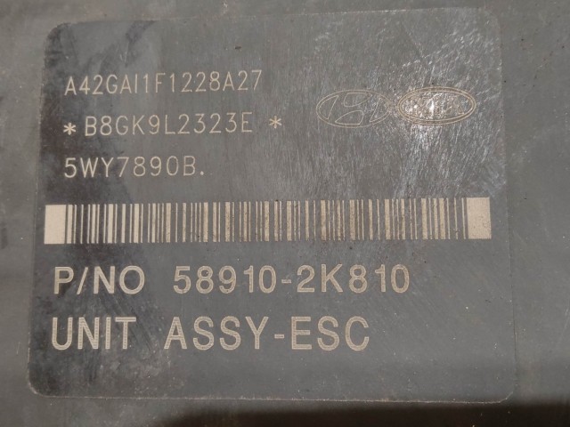 Kia Soul 2009-2013 Abs B8GK9L2323E , 58910-2K810