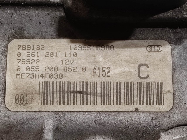 Fiat Idea, Lancia Musa 1,4 16v benzin motorvezérlő 0261201110 , 55208852