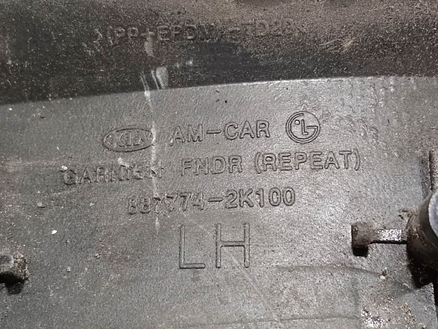 Kia Soul 2009-2013 2009-2013 Index körülötti műanyag használt bal
