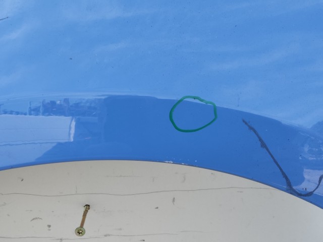 206999 Alfa Romeo Giulietta 2010-2020 bal első sárvédő, a képen látható sérüléssel