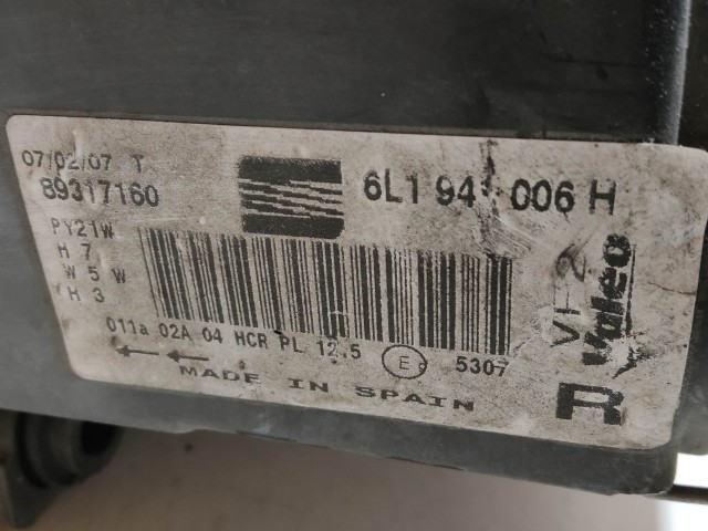 208131 Seat Ibiza 6L1 2002-2008 jobb első fényszóró