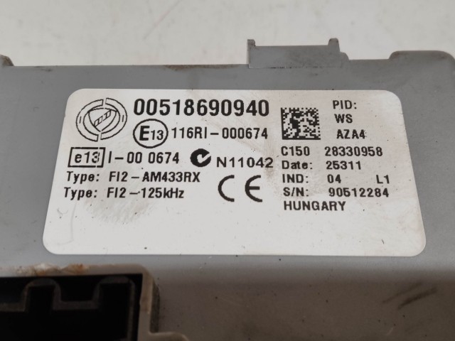 208143 Fiat Grande Punto 2005-2009 1,3 16v Diesel Euro 5 motorvezérlő szett 51904061, 51869094