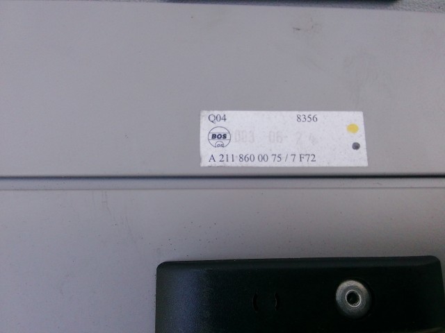 210912 Mercedes Benz E-Class W211 2002-2008 kalaptartó (csomagtér roló) A2118600075