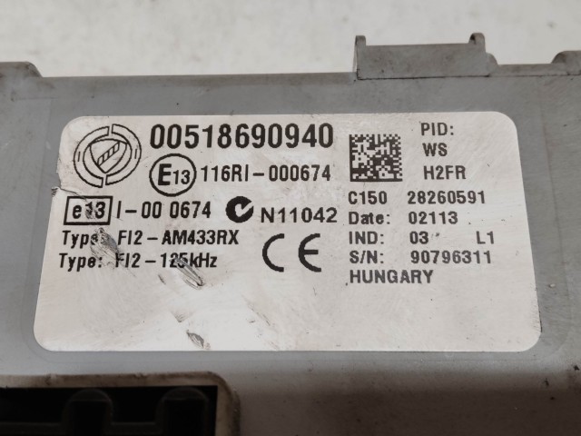 Fiat My Punto 2013-2018 1,3 16v Diesel Euro5 motorvezérlő szett 51904066 , 51869094