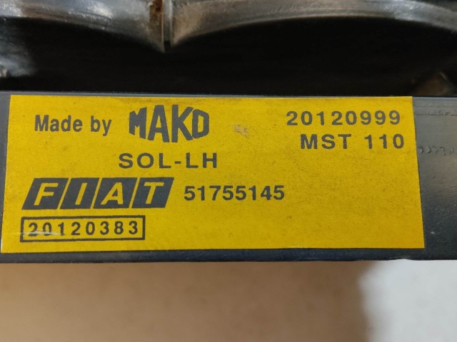 208253 Fiat Doblo 2005-2009 bal hátsó lámpa, izzófoglalat nélkül!!!