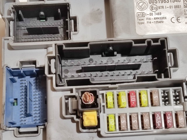 Fiat Grande Punto 1,3 16v Diesel 85Le Euro 5+ motorvezérlő szett 55255947 , 51963154