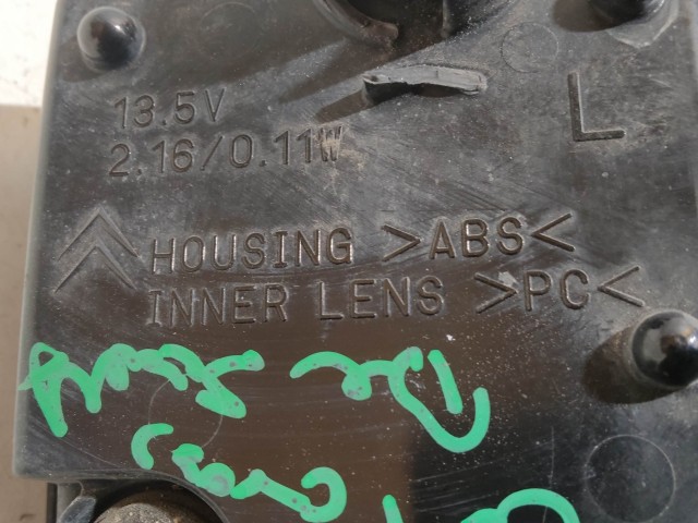 208379 Citroen C4 Aircross 2012-2017 bal első nappali fény, a képen látható sérüléssel