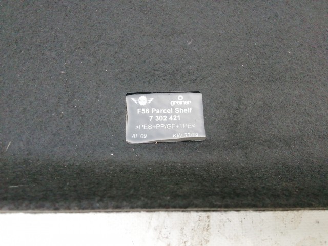 210930 Mini F56 2014-2021kalaptartó, egy emelő madzag hiányzik