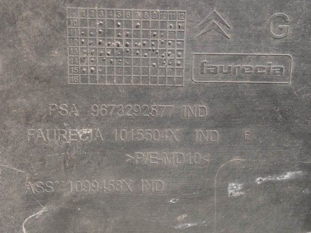 Citroen DS5 2011-2018 bal első légterelő 9673292577