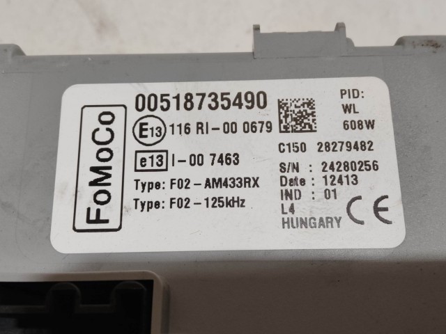 Ford Ka 2008-2016 1,2 8v benzin motorvezérlő szett használt  51903151 , 518735490 , IAW5SF9.AC