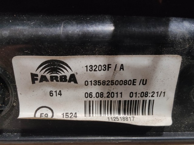 208445 Fiat Fiorino , Qubo, Citroen Nemo, Peugeot Bipper bal hátsó lámpa, izzófoglalat nélkül!!!