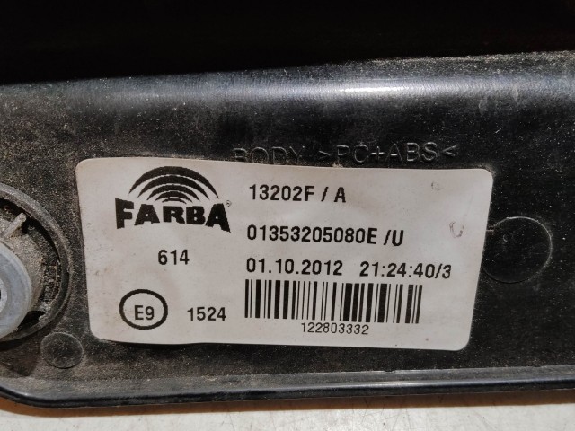 208610 Fiat Fiorino , Qubo, Citroen Nemo jobb hátsó lámpa, izzófoglalat nélkül!!!!