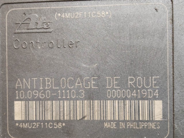 Citroen C5 2000-2007 Abs  10.0206-0003.4  , 9641767380