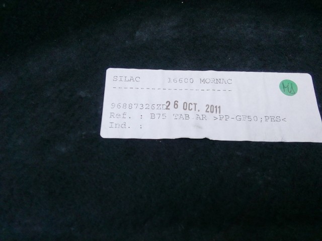 211050 Citroen DS4  2011-2015 kalaptartó 96887326ZD