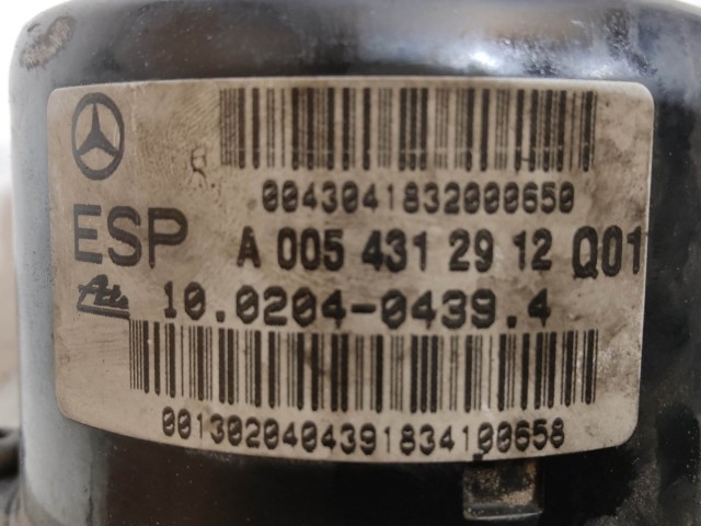 Mercedes Benz C-Class W203, CLK C209 Abs 10.0925-1574.3 , A0054312912Q001