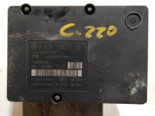 Mercedes Benz C-Class W203, CLK C209 Abs 10.0925-1574.3 , A0054312912Q001