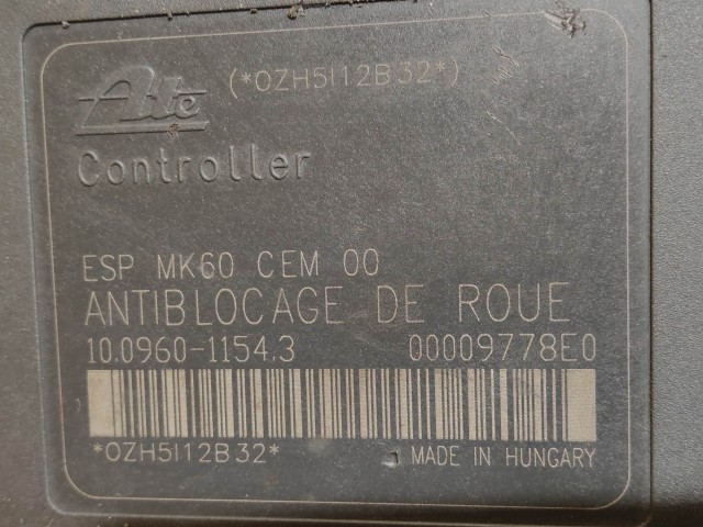 Peugeot 1007 Abs 10.0960-1154.3 , OZH5112B32