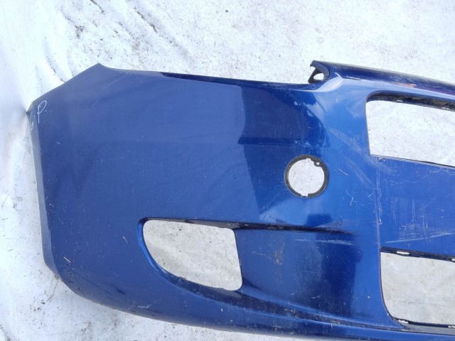 208700 Fiat Grande Punto  2005-2009 kék színű első lökhárító, a képen látható sérüléssel