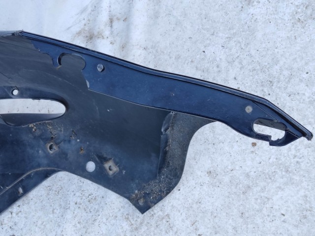 208698 Fiat Grande Punto  2005-2009 sötét kék színű első lökhárító, a képen látható sérüléssel