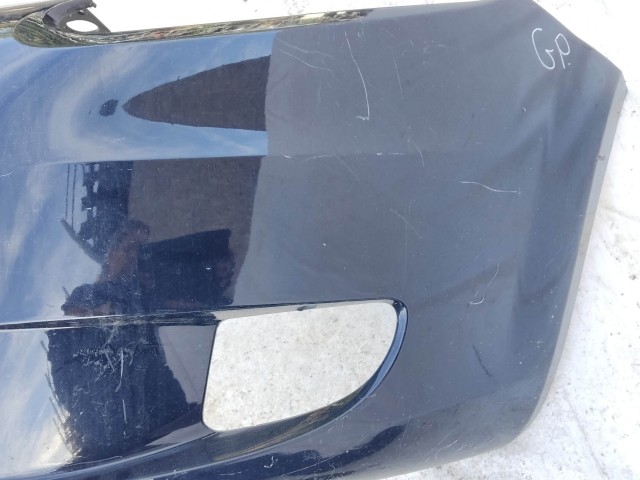 208693 Fiat Grande Punto 2005-2009 sötét kék színű első lökhárító, a képen látható sérüléssel