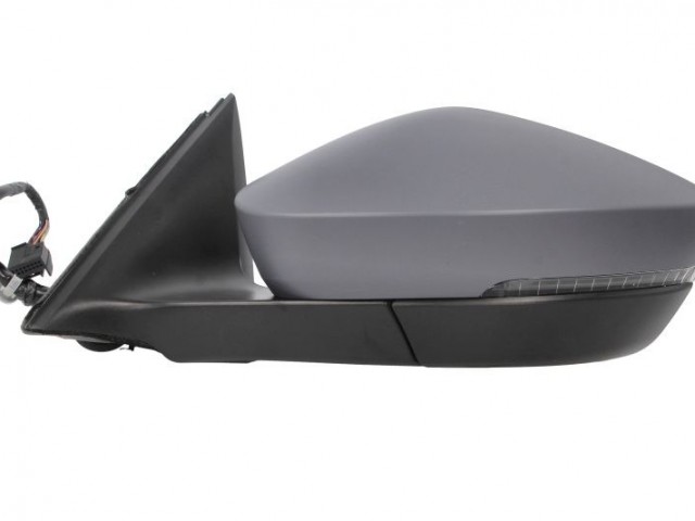 Skoda Octavia IV. 2020- utángyártott új bal oldali visszapillantó tükör, elektromosan behajtható, fényezhető