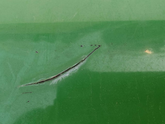 208712 Fiat Panda II. 2003-2012 4x4 zöld színű első lökhárító