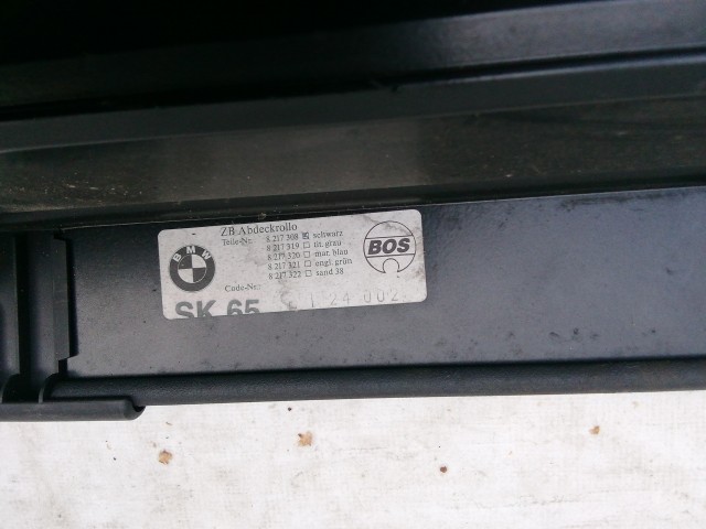 211142 BMW 5 E39 1996-2003 kalaptartó (csomagtér roló)