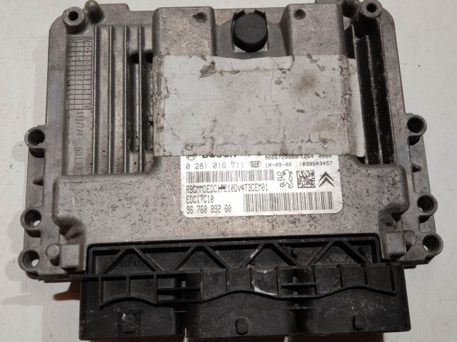 Peugeot 206 1,4 Diesel motorvezérlő, Bosch 0281016711 , 9676089280